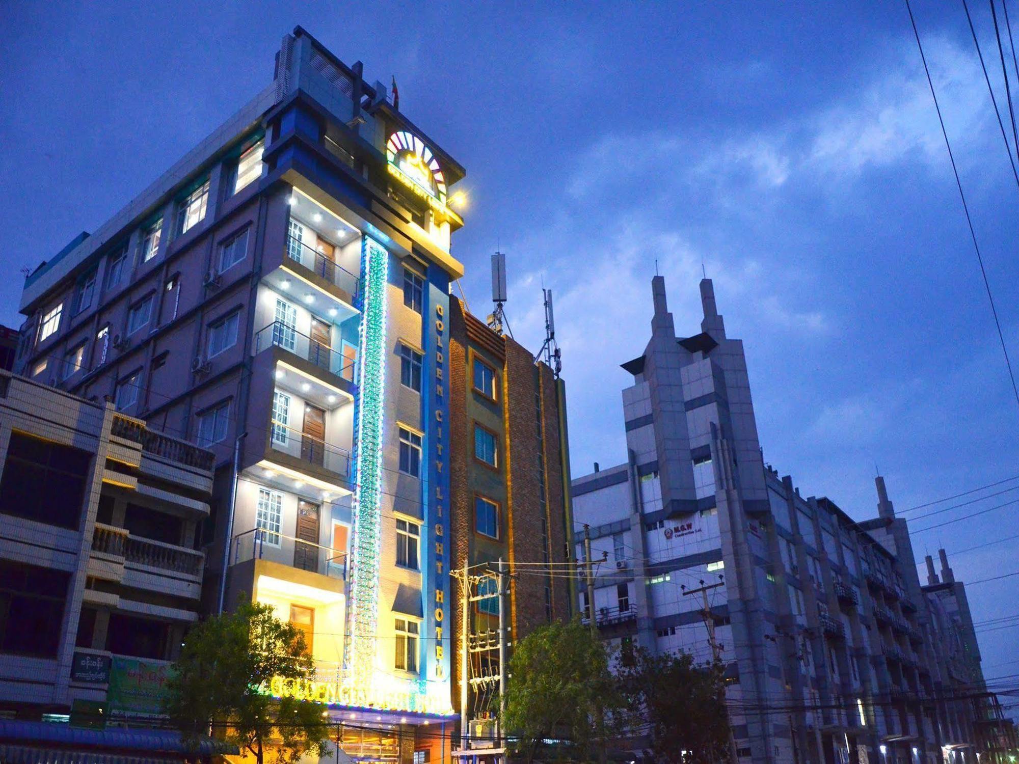 Golden City Light Hotel Mandalay Exterior photo
